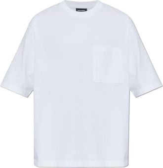 Dsquared2 Heren, Tops, Wit, Maat: 2XL Katoen