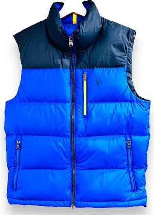 Polo Ralph Lauren Mouwloze Jas - Heren - Bodywarmers - Blauw - XL - Polyester - Jassen