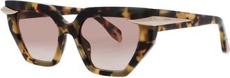Roberto Cavalli Unisex Pink Rectangular Sunglasses RCSRC001M0AGG