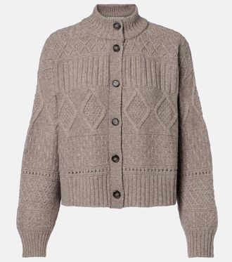 Altuzarra Amory cable-knit wool-blend cardigan