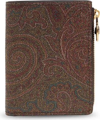 Etro Paisley Portemonnee - Dames - Portefeuilles - Veelkleurig - ONE Size - Katoen - Accessoires