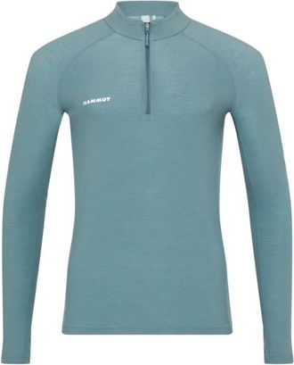 Mammut Tree Wool Thermal FL Half Zip Longsleeve Funktionsshirt f&uuml;r Herren | t&uuml;rkis