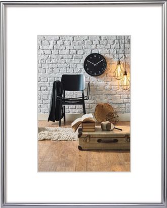 Hama Marco Foto Hama Pl&aacute;stico Plateado 70 X 100 Cm Cierre F&aacute;cil