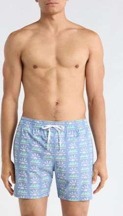 Chubbies The Easygoers 5.5-Inch Swim Trunks in Dusty Blue at Nordstrom, Size Xx-Large