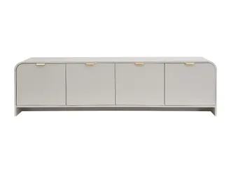VENTE-UNIQUE.COM Mueble bajo de tv madera beige