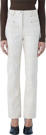 Jacquemus Mujer, Vaqueros, Beige, Talla: W28