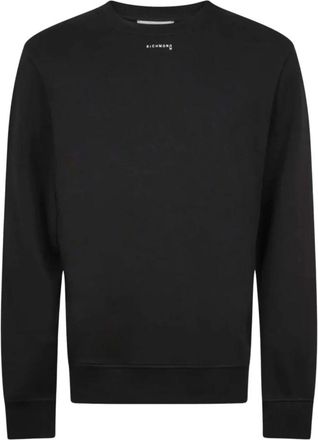 John Richmond Josa Sweatshirt - Heren - Sweatshirts - Zwart - S - Katoen - Hoodies & sweatvesten