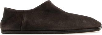 Maison Margiela Brown Suede Tabi Loafers