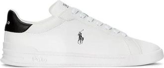 Polo Ralph Lauren Heritage Court II Leren Sneaker - Heren - Sneakers - Wit - 37 EU - Leer - Schoenen