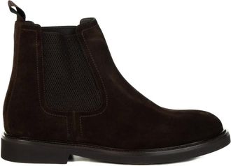 Neil Barrett Su&egrave;de laarzen met vlakken - Bruin