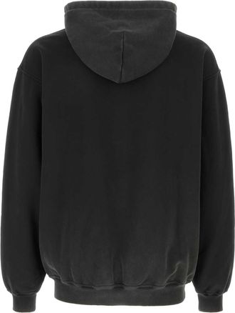 Represent Mens Thoroughbred Hoodie Black Cotton Sweater