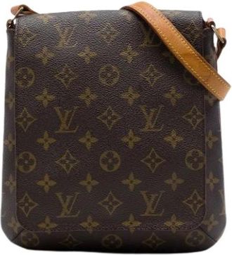 Louis Vuitton Pre-owned Musette Salsa - Dames - Vintage Schoudertas - Bruin - ONE Size - Leer - Vintage