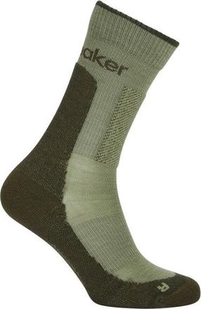 Icebreaker Merino Hike+ Medium Crew Wandersocken f&uuml;r Damen | oliv