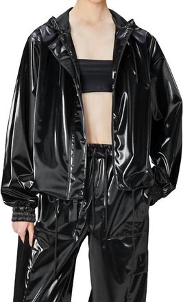 Rains String Parka Jacket In Night