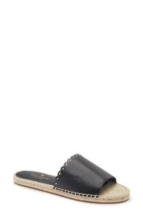 Kate Spade New York gabriela espadrille slide sandal in Black at Nordstrom Rack, Size 5.5