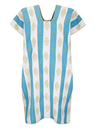 Tandem Jurk met borduurwerk - Blauw