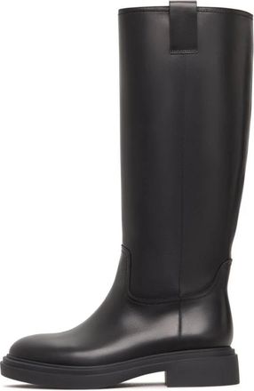 Cesare Gaspari Knee-High Laarzen Icy - Dames - Hoge Laarzen - Zwart - 39 EU - Leer - Schoenen