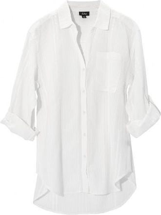 Echo Lamai Boyfriend Shirt in Cream at Nordstrom, Size X-Large