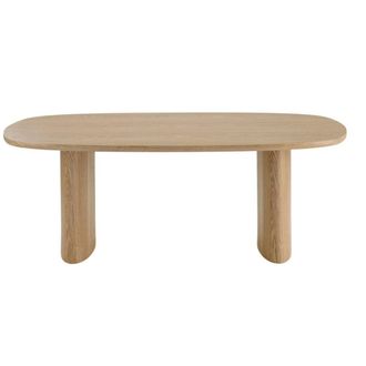 Moloo Mesa de comedor para 6/8 personas 210 cm fresno natural