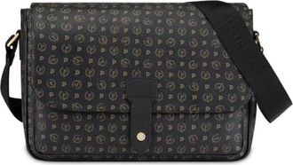 Pollini Heritage schoudertas met logoband - Dames - Schoudertassen - Zwart - ONE Size - Tassen