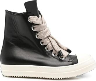 Rick Owens Jumbolace Leather Sneakers