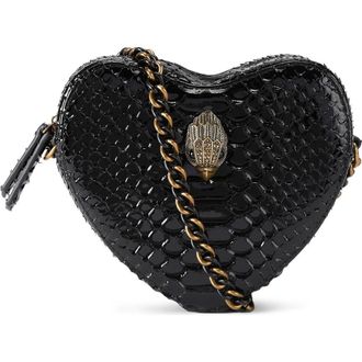 Kurt Geiger Kensington Heart Crossbody Bag in Black at Nordstrom Rack