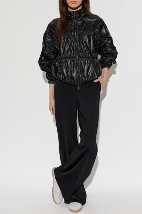 Emporio Armani Wide-leg Trousers, Womens, Black