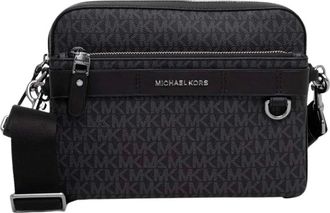 Michael Kors Hudson Borsa a tracolla 2-in-1 con logo - - Bags - Uomo - Nero - ONE SIZE