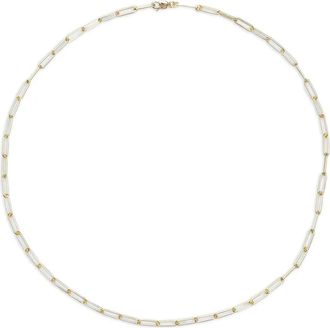 Tom Wood Box chain necklace - unisex - 18K Gold-Plated Recycled Sterling Silver - 20.5