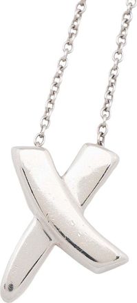 Tiffany & Co. Paloma Picasso Silver Graffiti X Necklace (Authentic Pre-Loved)