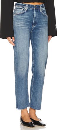Citizens Of Humanity Palma Straight Leg Jeans In Copper/medium Indigo