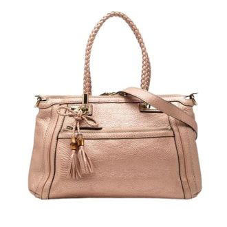Gucci Pre-owned Handbags, female, Pink, Size: ONE SIZE Pre-owned Bella Satchel