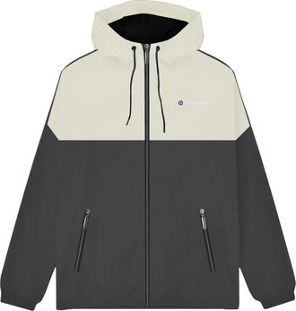 Lambretta Mens SS26 Contrast Panel Jacket (Iron/Silver) - Navy - Size X-Large