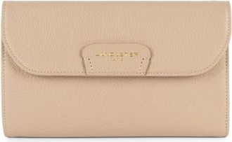 Lancaster Dune Flap Rugzak met Drukknoopsluiting - unisex - Portefeuilles - Beige - ONE Size - Leer - Accessoires