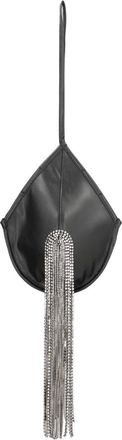 Frolov Vegan Leather Clutch - Dames - Clutches - Zwart - ONE Size - Katoen - Tassen