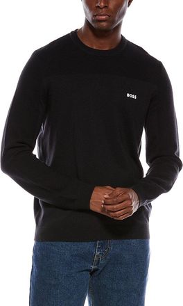 HUGO BOSS Boss Hugo Boss Momentum Wool-Blend Crewneck Sweater