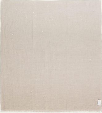 Brunello Cucinelli Sparkling Cashmere and Silk Scarf