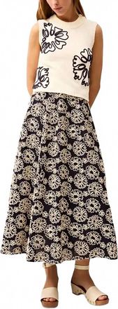 Marie Oliver Sasha Midi Skirt In Blossom