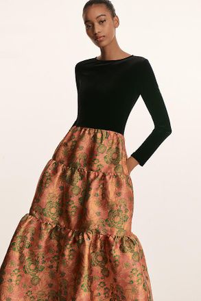 Maude Kira Twofer Maxi Dress