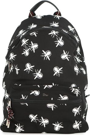 Dior Black White Nylon Backpack (Pre-Owned)