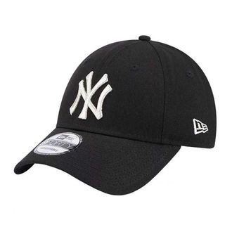 New Era New Era Heren New York Yankees Baseball Cap (Zwart)