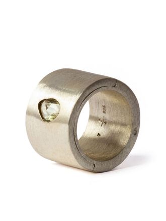 Parts Of Four Anello in argento sterling con zaffiro Sistema