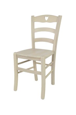 Tommychairs Tommychairs Silla Cuore En Madera De Haya Anilina Blanca