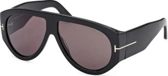 Tom Ford Bronson Zonnebril - Heren - Zonnebrillen - Zwart - 60 MM - Accessoires
