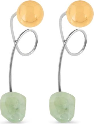 Dries Van Noten Stud oorbellen - Zilver