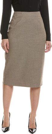 Anne Klein Puppytooth Midi Skirt