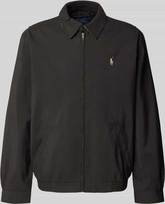 Polo Ralph Lauren Jacke mit Label-Stitching in Black, Größe XXL