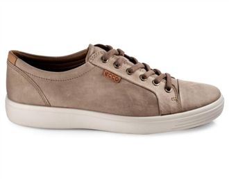 Ecco Mens Soft 7 Sneaker In Brown