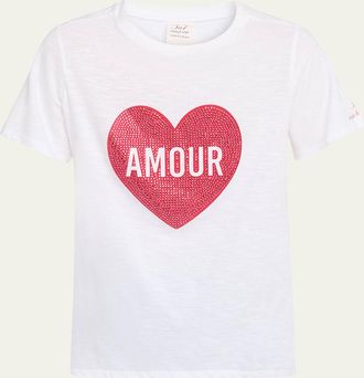 Cinq &agrave; Sept Crewneck Amour Heart Tee