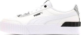 Puma (WMNS) PUMA Carina Lift Casual Shoes For White/Black 382504-01